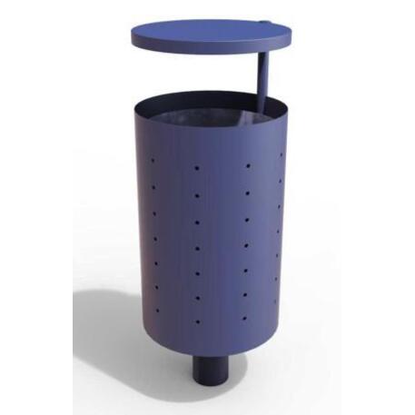 Metal litter bin 'STF/18-07-54/70L'