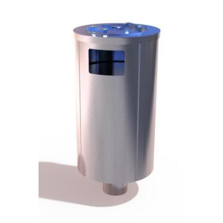 Metal litter bin 'STF/18-07-49/50L'