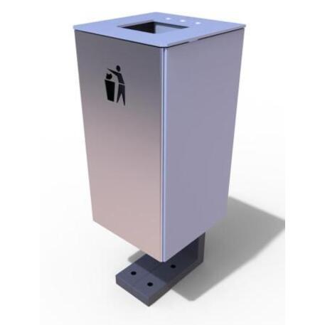 Metal litter bin 'STF/18-07-37_03/30L'