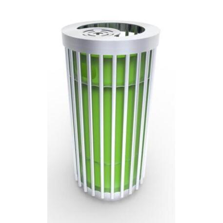 Metal litter bin 'STF/18-07-31/30L'