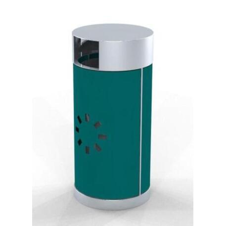 Metal litter bin 'STF/18-07-21/40L'