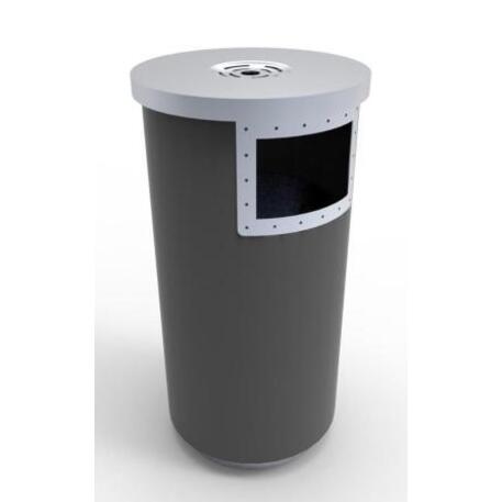 Metal litter bin 'STF/18-07-10/70L'