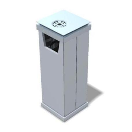 Metal litter bin 'STF/13-07-94/30L'