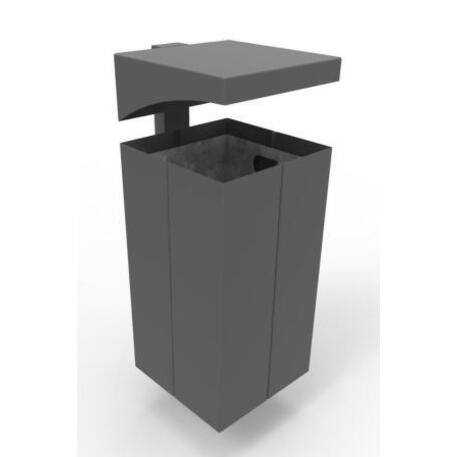 Metal litter bin 'STF/13-07-92/40L'