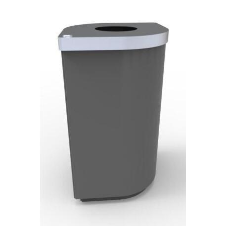 Metal litter bin 'STF/13-07-81/100L'