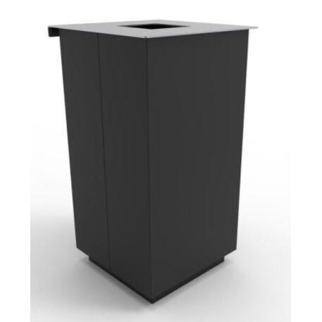 Metal litter bin 'STF/13-07-65/75L'