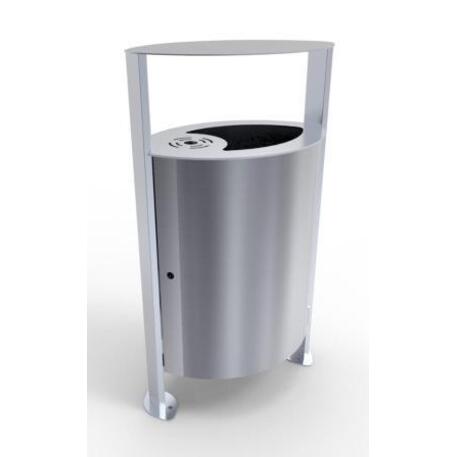 Metal litter bin 'STF/13-07-62/50L'