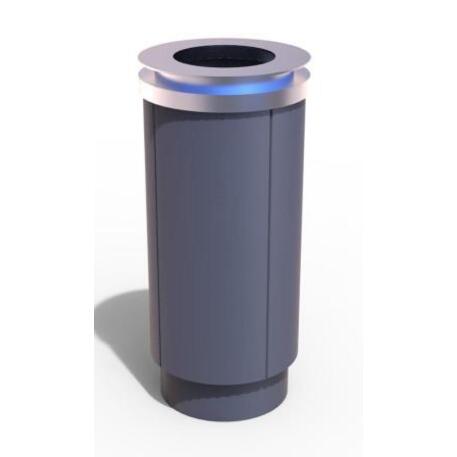 Metal litter bin 'STF/13-07-58/40L'