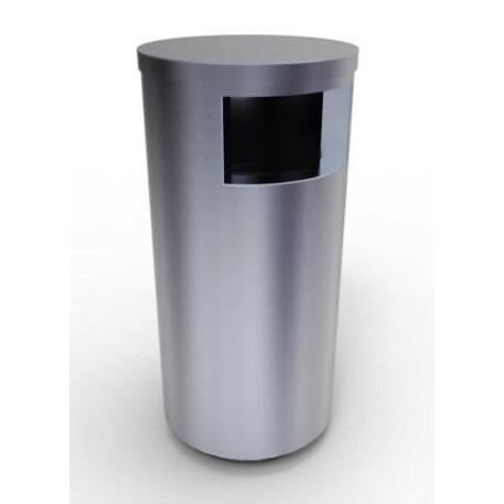 Metal litter bin 'STF/13-07-32/50L'