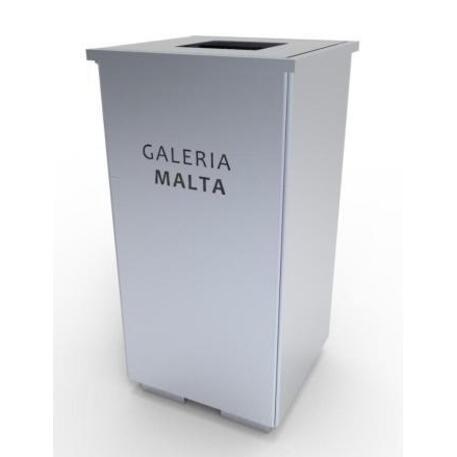 Metal litter bin 'STF/13-07-27/70L'