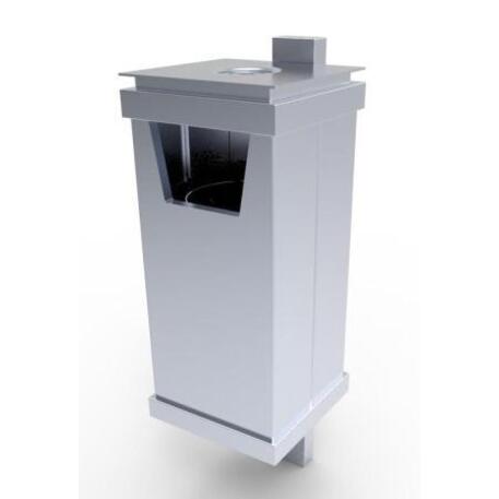 Metal litter bin 'STF/13-07-18/30L'