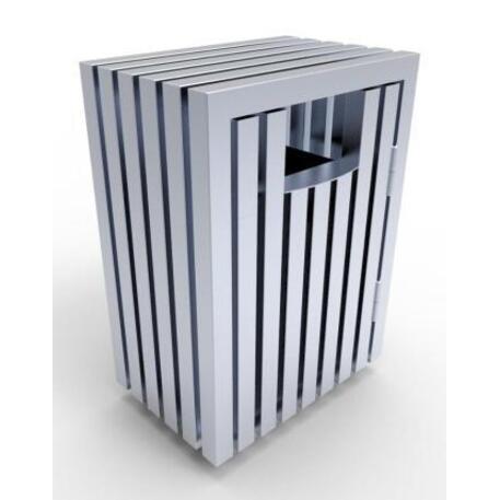 Metal litter bin 'STF/13-07-16/45L'