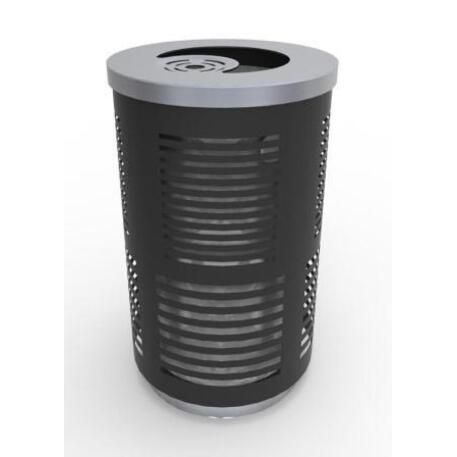 Metal litter bin 'STF/13-07-12/45L'