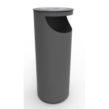 Metal litter bin 'STF/13-05-01_02/70L'