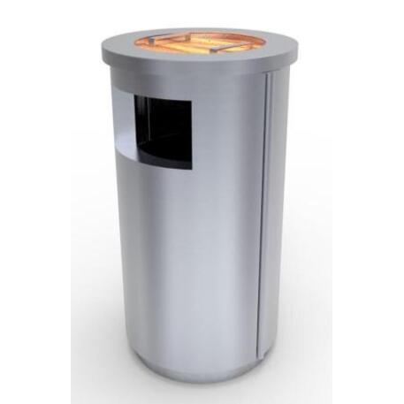 Metal litter bin 'STF/10-15-16_03/60L'