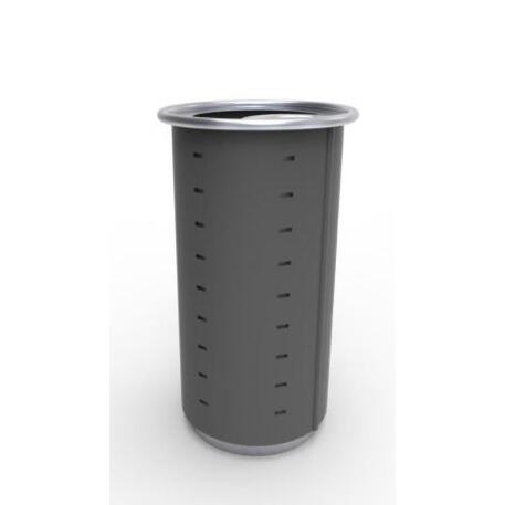 Metal litter bin 'STF/10-15-11/85L'