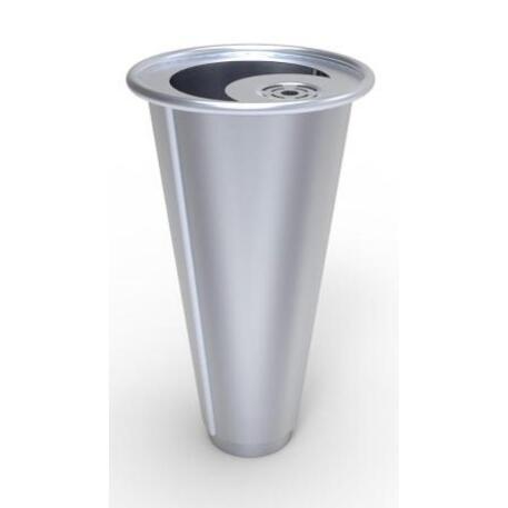 Metal litter bin 'STF/10-15-10/50L'