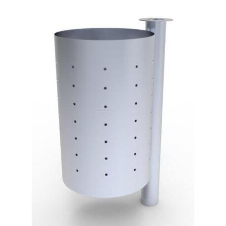 Metal litter bin 'STF/07-06-02/60L'