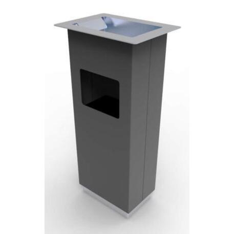 Metal litter bin 'STF/07-05-08/30L'