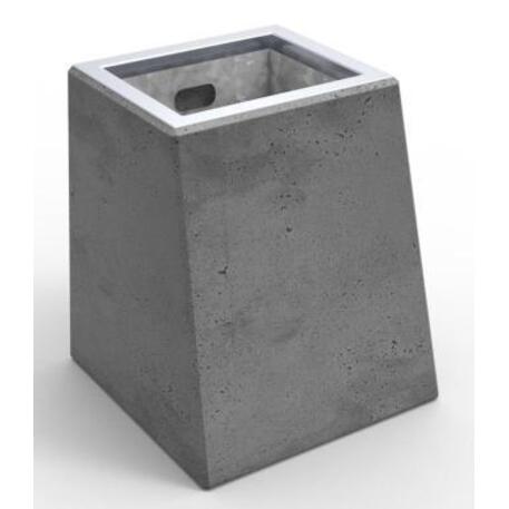 Lauko / Vidaus betoninė šiukšliadėžė 70L 'STF/19-07-39/MDL'