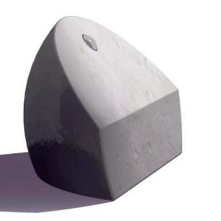 Concrete Bollard 'STF/13-08-02/28x58xH/33cm'