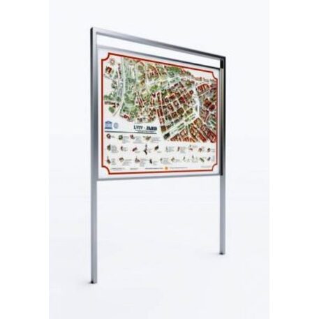 Informationsstand 'Modernista 914SN/Stainless steel' 