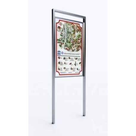 Informationsstand 'Modernista 913SN/Stainless steel'