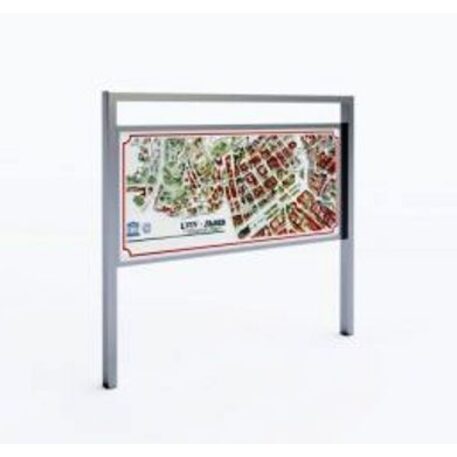 Informationsstand 'Modernista 912SN/Stainless steel'