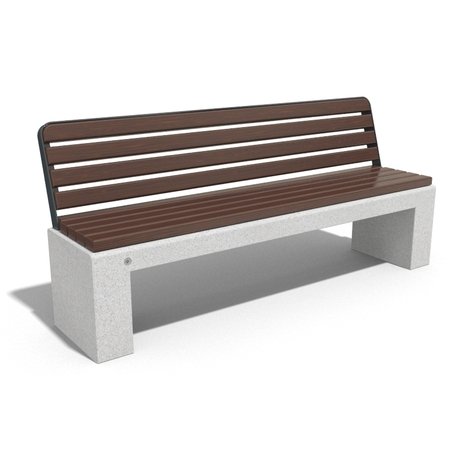 Concrete bench '200x54,9x89cm / BS-84'