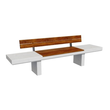 Lauko betoninis suolas 'TOKYO / Collective Bench 240 ACM'