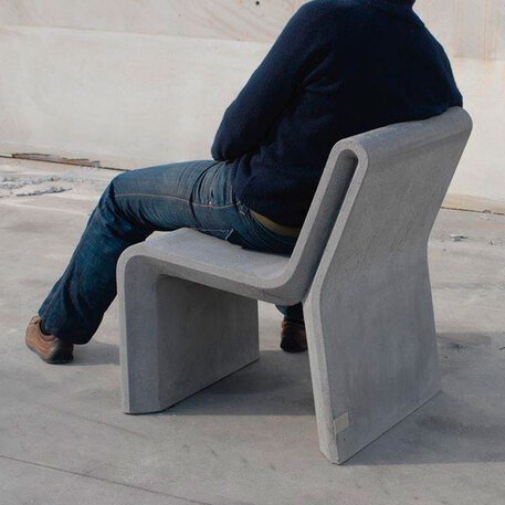 Lauko betoninis suolas 'Ar Puro / Individual Chair 600mm'