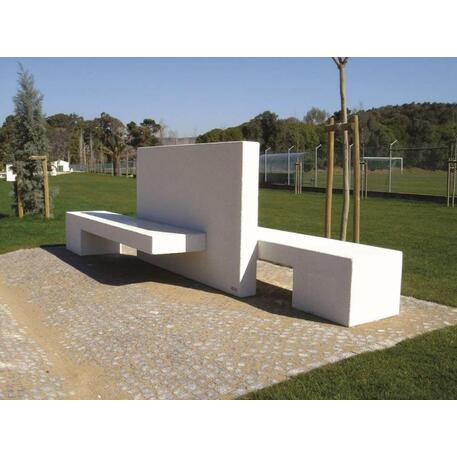 Lauko betoninis suolas 'AQUEDA / Double Bench 3000mm'