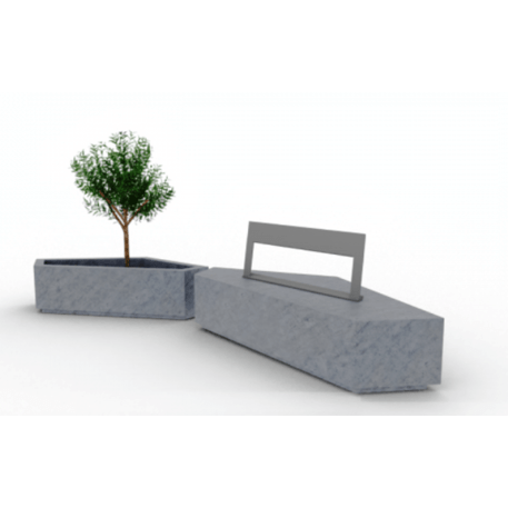 Lauko betoninis suolas 'MODO / Bench 2000mm'