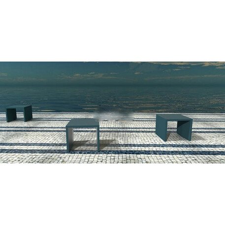 Lauko betoninis suolas 'R-Light / Individual Bench 500mm'