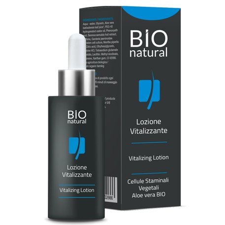 ‘Rebitalia Cosmetics’ Bio Natural Anti-aging Vitalizzante Lotion Hair-loss, Losjonas prieš plaukų slinkimą su Serenojinių palmių vaisių, kavos, pipirinių mėtų, alavijų lapų ekstraktais ir aliejais, 100ml