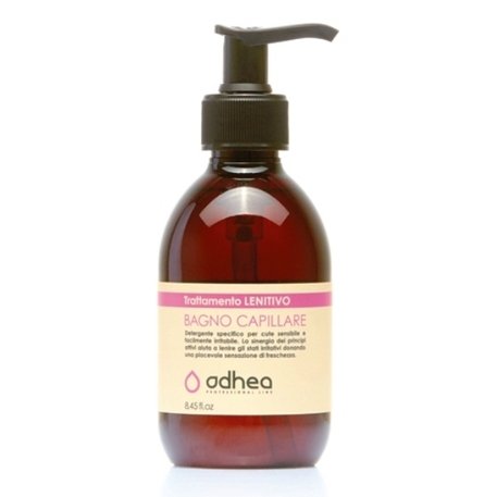'ODHEA' Lenitivo Shampoo - Raminamasis šampūnas jautriai galvos odai su avižų ekstraktais ir bisabololiu, 250ml