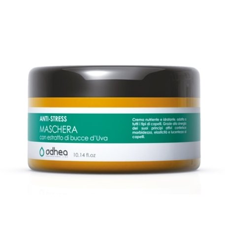 'ODHEA' Antistress Mask, Restorative mask for dry, damaged hair with amino acids, grape and flower extracts, 300ml