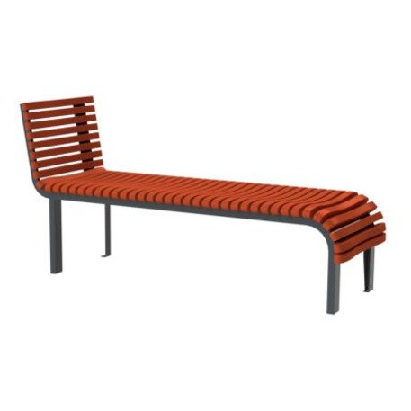 Liegestühle aus Metall und Holz 'BD/LM001_1705/MDL'