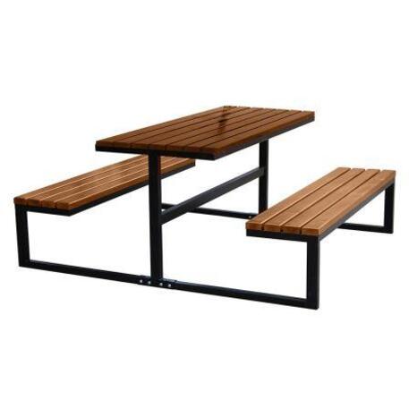 Metal bench + table 'Picnic_BD/9107/MDL'