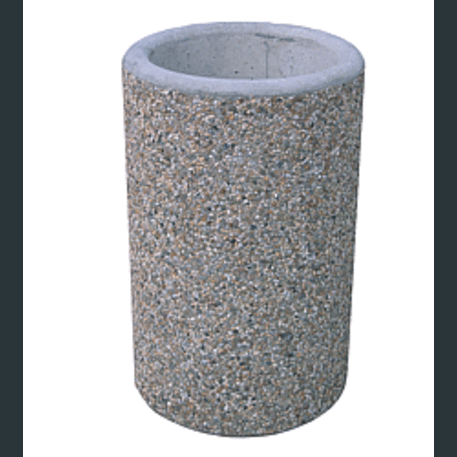 Abfallbehälter aus Beton '50xH/90,5cm / 70L'