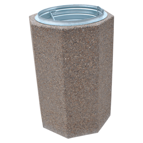 Concrete litter bin '52/62xH/90cm / 120L'