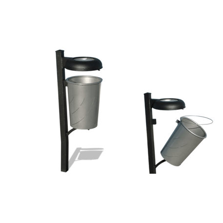 Abfallbehälter aus Metall 'Idea 372 / 31L'
