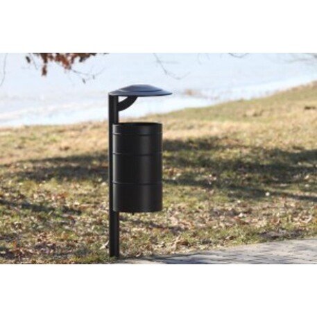 Metal litter bin 'KU107-Bis / 30L'