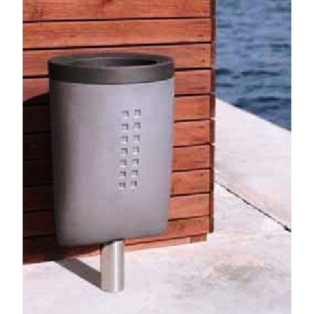 Metal litter bin 'MAC / 45L'