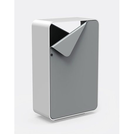 Metal litter bin '55L / 100L 'Sheet' / RedDot Desing Award winner 2014