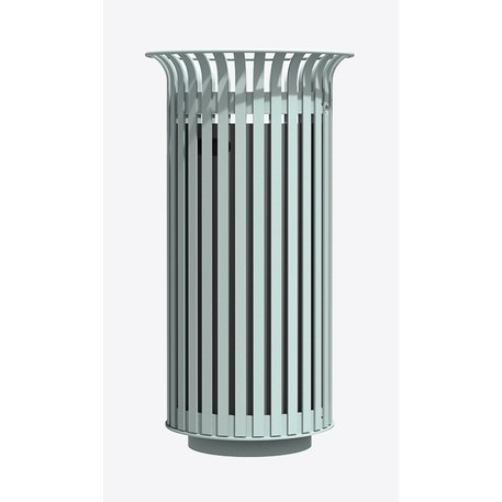 Metal litter bin 70L 'Serralves'