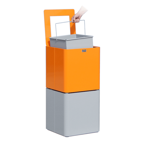 Metal litter bin Diapason 'G490'