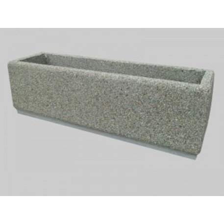 Concrete flower planter 100x30xH/32cm