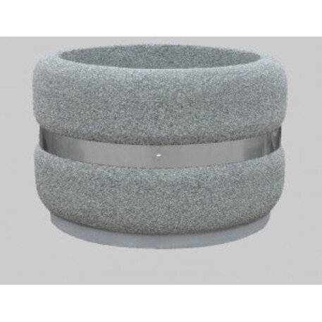 Concrete flower planter Ø100xH/65cm