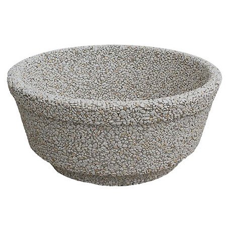 Concrete flower planter Ø45xH/20cm